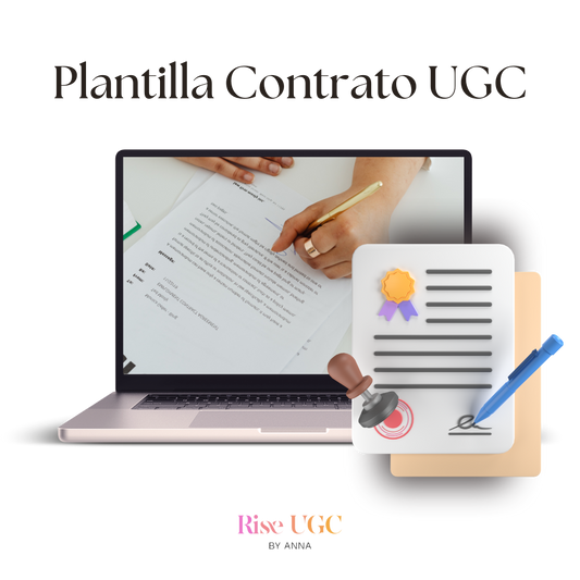 Plantilla de contrato UGC + Actualizaciones GRATIS